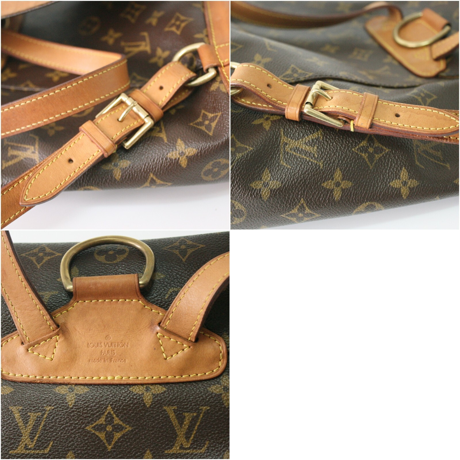 Authenticated Used Louis Vuitton Monogram Montsouris MM M51136 Bag