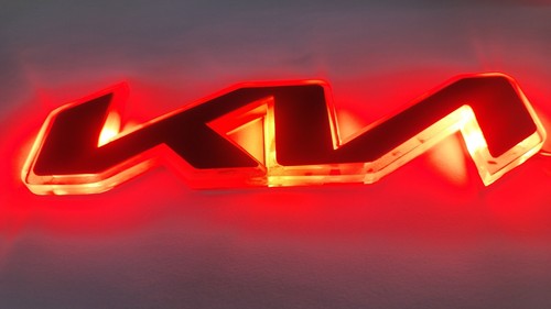 NEW Kia Logo OEM 2way LED Emblem  Front & Rear  MATT BLACK  PICANTO 22 23+ - Bild 33 von 78