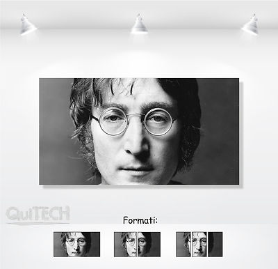 John Lennon - 5 - Gemälde Leinwanddruck Leder Canvas Gemälde Moderne Kunst