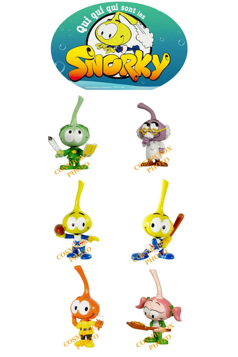 Figurine PVC Prototype Non Peinte Des SNORKY / SNORKIES - Couleur Jaune - Neuf (Collection)