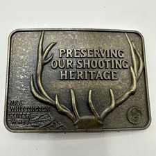 Belt Buckle NRA Preserving Our Shooting Heritage Whittington Center Hunting