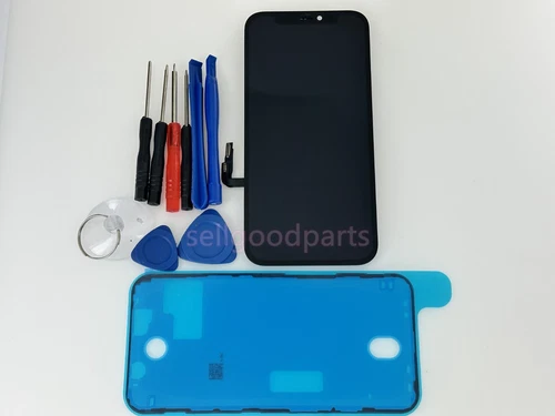 Original OEM iPhone 12 Black OLED Replacement Screen Digitizer "Grade A"