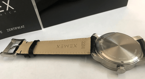 XEMEX PICCADILLY Herrenuhr GMT-Zeiger Swiss made Edelstahl 42mm Referenz 088 - Picture 4 of 9