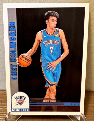 CHET HOLMGREN 2022-23 Panini NBA Hoops Rookie RC Tribute #282 | eBay