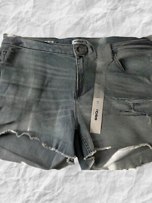 Vigoss Marley Distressed Shorts 4'' Inseam Size 18, NWT