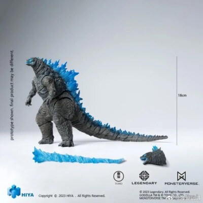 HIYA TOYS ハイヤトイズゴジラGODZILLA HEAT RAY Ver HIYA Exquisite Basic Series None Scale 7 Inch Godzilla x Kong The New