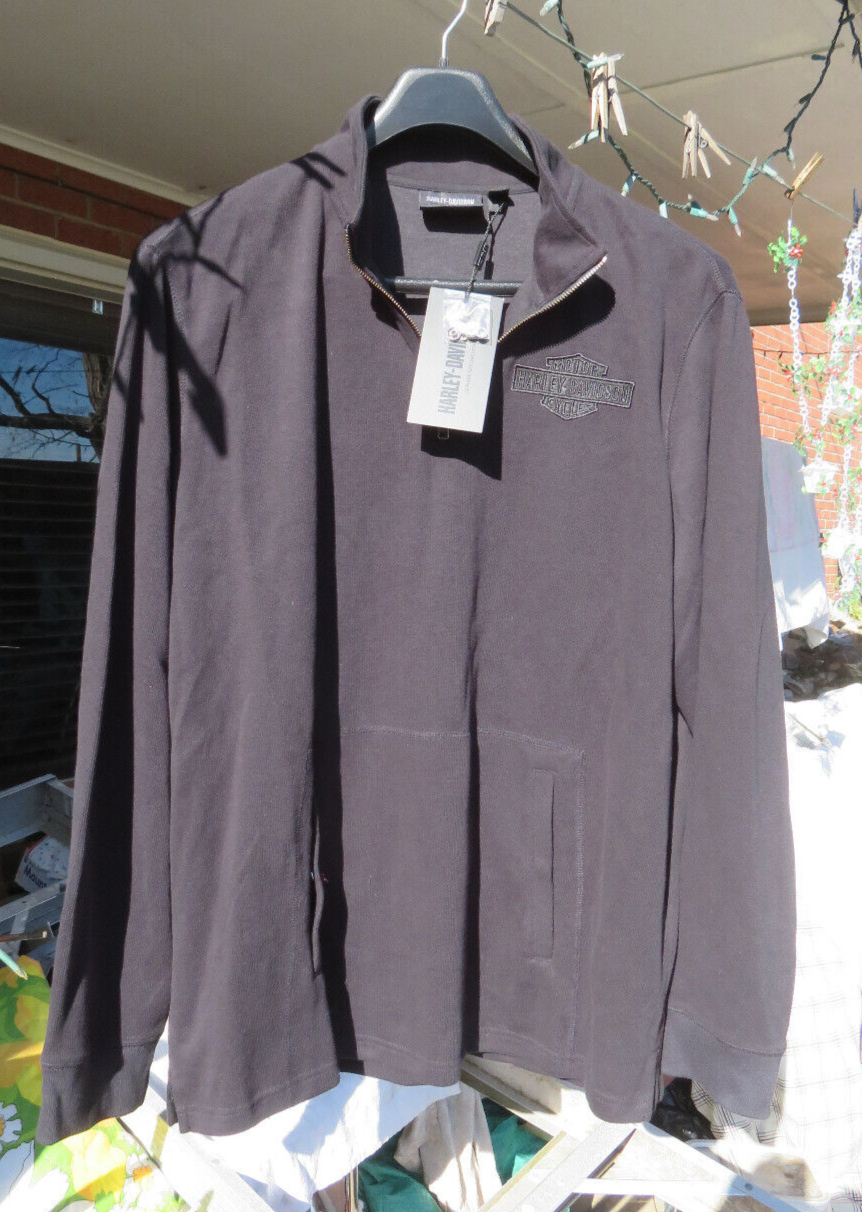 Pull Homme Harley-Davidson Industriel Noir - Taille 2XL, Modèle 96016-23VM - Neuf