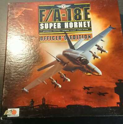 F/A-18E Super Hornet: Officer's Edition (PC, 2001) EUROBOX