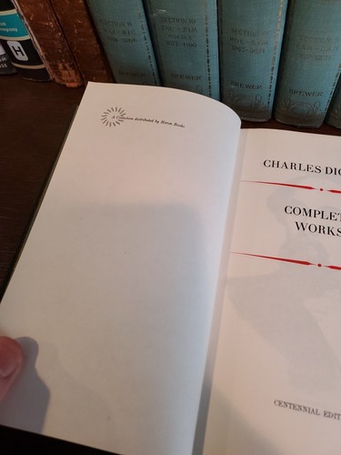 Bleak House Vol. 1 & 2 By Charles Dickens - Heron Centennial Edition Hardbacks - Picture 9 of 14