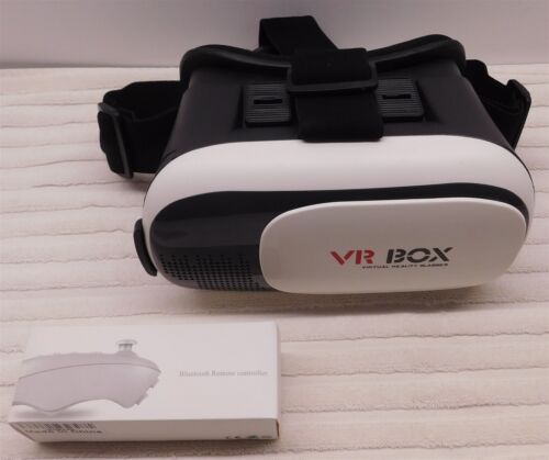 VR Box 3D Virtual Reality Glasses for Smart Phone with Remote Controller ix