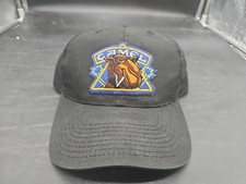 Joe Camel Smooth Character Snapback Hat Blue OS Adjustable Outdoor Vintage