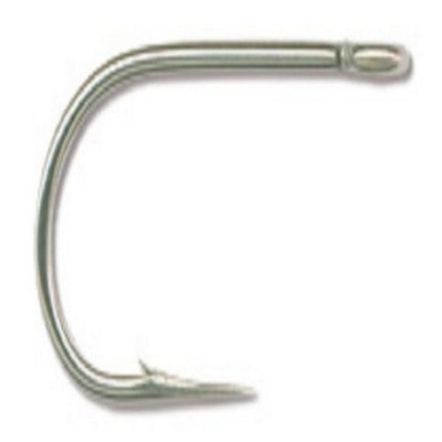 Mustad Classic Salmon Siwash Hook, 3X Strong, Hollow Point, Stainless Steel 9/0