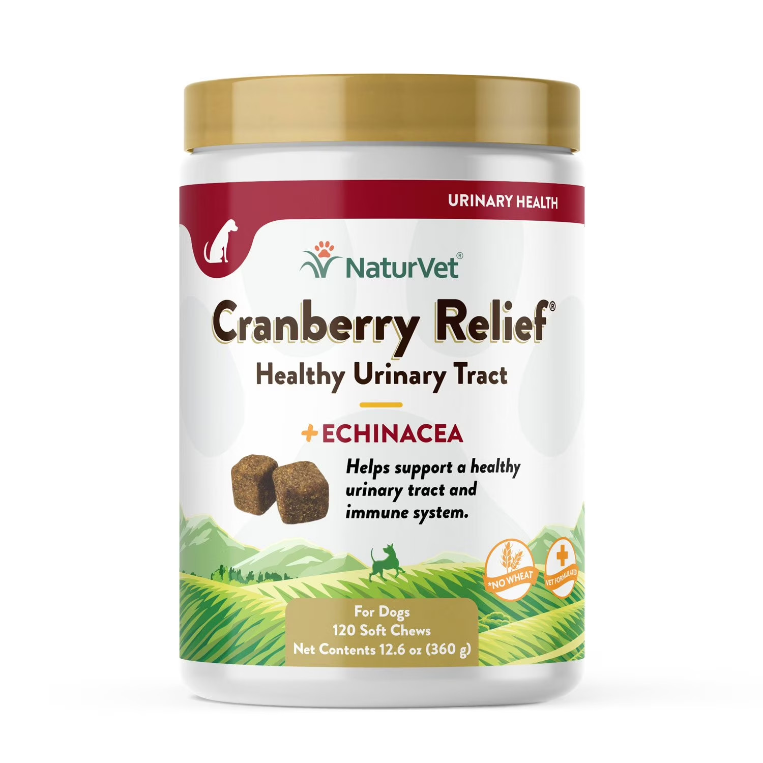 NaturVet, Cranberry Relief Plus Echinacea Soft Chews for Dog