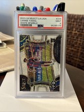 2023 LAMINE YAMAL RC PANINI SELECT LA LIGA WHITE SPARKLE #229 FC BARCELONA PSA 9