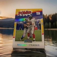 2021 Panini Contenders Power Players /99 Michael Strahan Giants #PP-MST