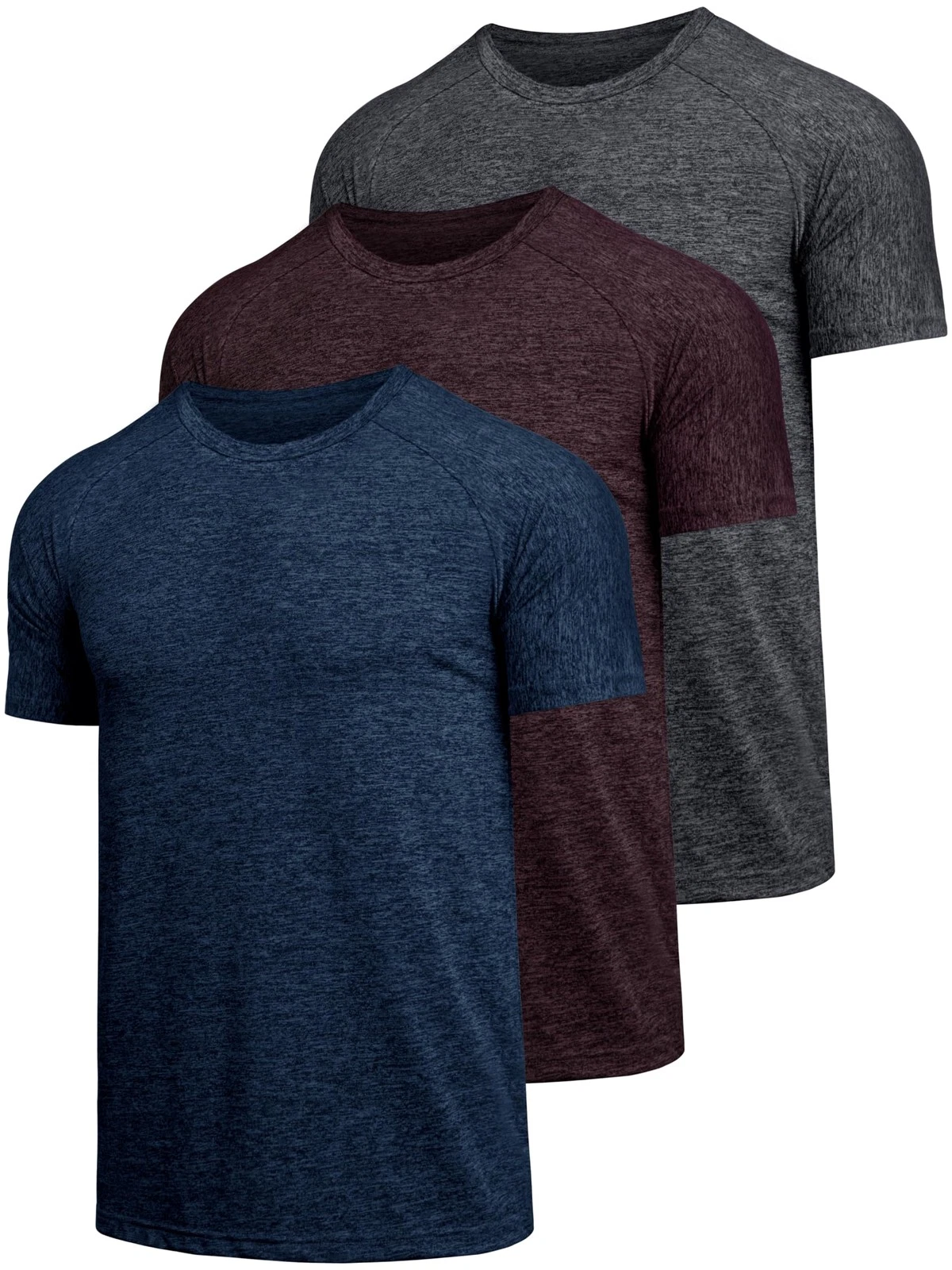 Teesmen 3 Pack Men's Quick Drying Shortsleeve Light and M, Multicolor Set2