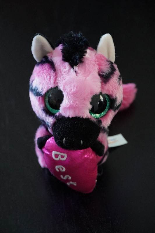 AURORA WORLD YOOHOO & FRIENDS PINK ZEBRA 5" PLUSH