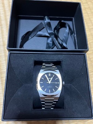 DI MILANO Automatik Uhr Schwarz Edelstahl Datum aus Japan