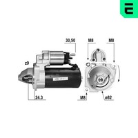 ERA Anlasser Starter 221165A 12V FüR Fiat Ducato Bus 110 Multijet 120 4X4 130