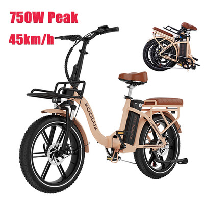 KOOLUX X16 45km/h E-City-Bike 750W 48V 15.6AH Elektrofahrrad Klappbarer 20''