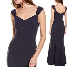 Likely Natalia Sweetheart Princess Bridesmaid Mermaid Gown Dress Navy sz 12 NWT