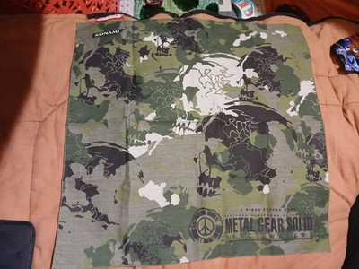 Metal Gear Solid Peace Walker Pre-Order BANDANA! PSP MGS PlayStation RARE PROMO!