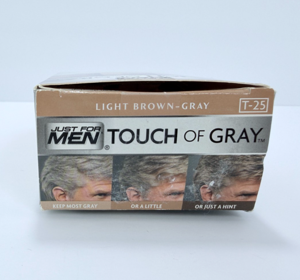 Just For MEN Touch of Gray Hair Treatment Color - Light Brown T-25