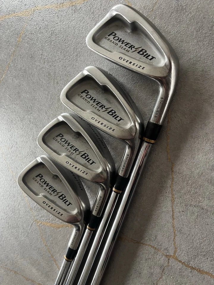 Power Bilt Grand Slam Oversize Irons 6 7 8 9 Steel Shaft Regular Flex Right Hand - Image 4 of 4
