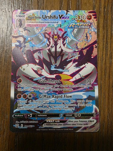 Rapid Strike Urshifu VMAX (Alternate Art Secret) 170/163 Swsh05: Battle...