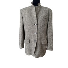 Vintage Lauren Ralph Lauren Tweed Equestrian -Style Blazer