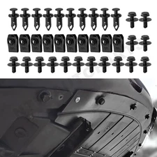 For Toyota 35 Pcs Body Bolts & U-nut Clips- M6 Engine Under Cover Splash Shield