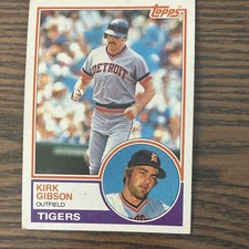 1983 Topps Kirk Gibson #430 Detroit Tigers Baseball Card