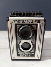 Vintage 1950's Spartus Full-Vue Box Camera - Top View - Made In The USA UNTESTED