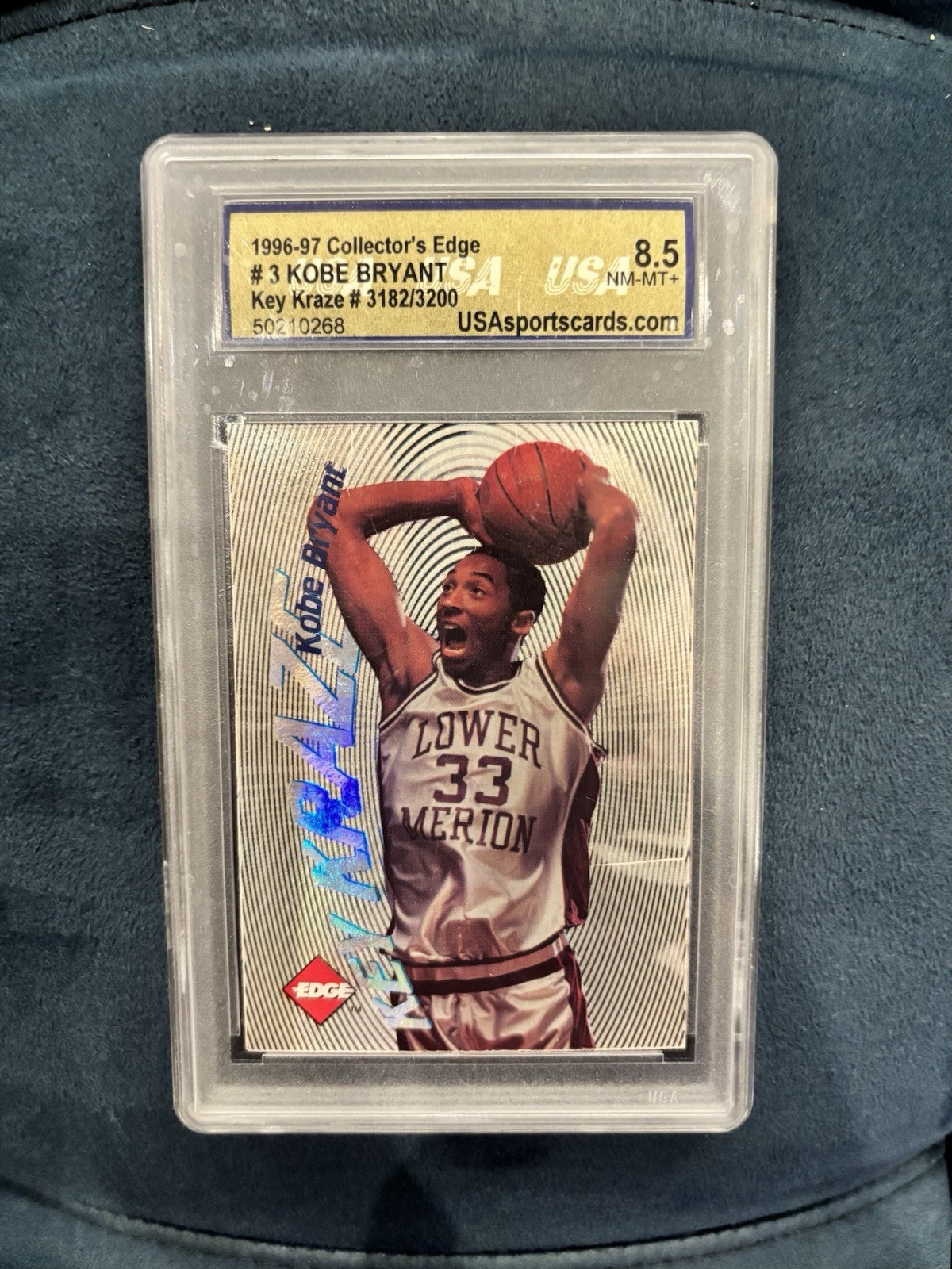 1996-97 Collector's Edge - Key Kraze Kobe Bryant #3 /3200 (RC)