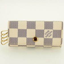 LOUIS VUITTON Multicle 4 key case 4 series Damier Azur N60020 Used