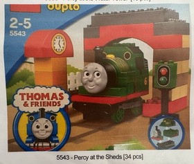 LEGO DUPLO Thomas & Friends Set #5543 PERCY At The Sheds Train Trains