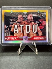 2025 Topps Chrome WWE Austin Theory Grayson Waller #TAG-ADU ATDU Gold 46/50