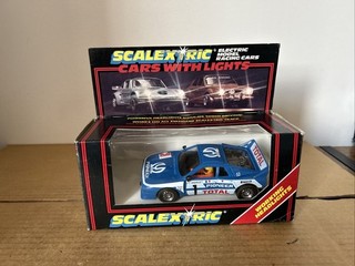 Scalextric C.145 Pioneer Lancia Group B Rally 'Cars With Lights' Used
