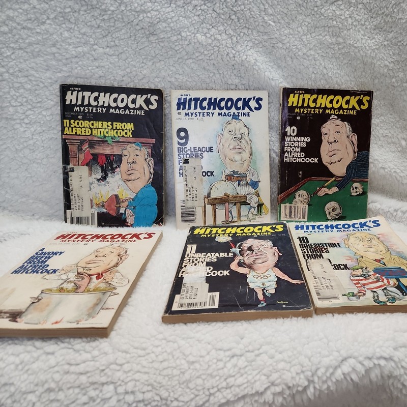 The Hitchcock Mystery Magazine Lot of 6: '80, 82, 83