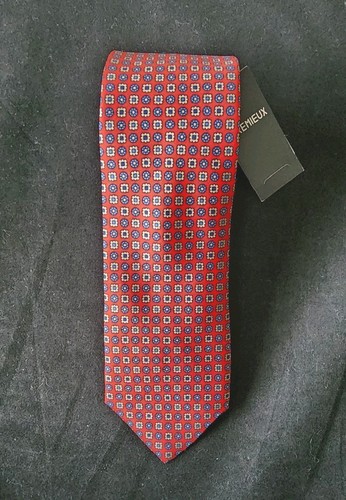 CRAVATTA IN SETA COLLEZIONE CREMIEUX MADE IN ITALY ROSSA - NUOVA CON ETICHETTE - Foto 1 di 5