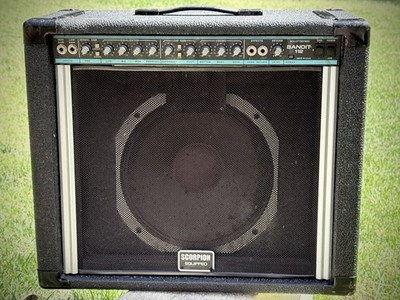 Peavey Teal Stripe Bandit 112 Solo Series 1x12 Scorpion - 80s Vintage - NICE!