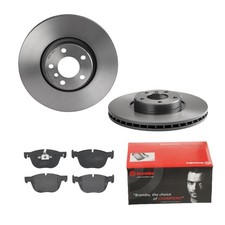 BREMBO BREMSSCHEIBEN COATED Ø348mm + BREMSBELÄGE VORNE FÜR BMW X5 E70 X6