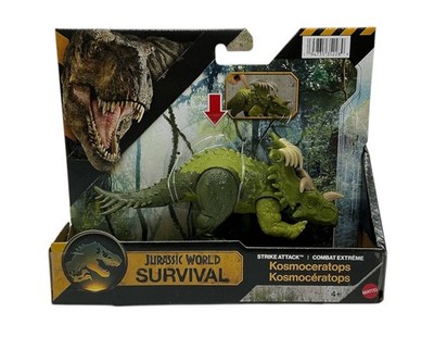 New! Jurassic World Survival Kosmoceratops, Strike Attack Mattel toys 2025