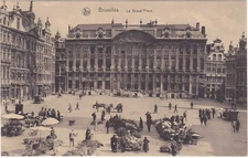 BRUSSELS - BELGIUM - BELGIUM - BELGIUM - LA GRAND PLAGE - MARKET -84607-