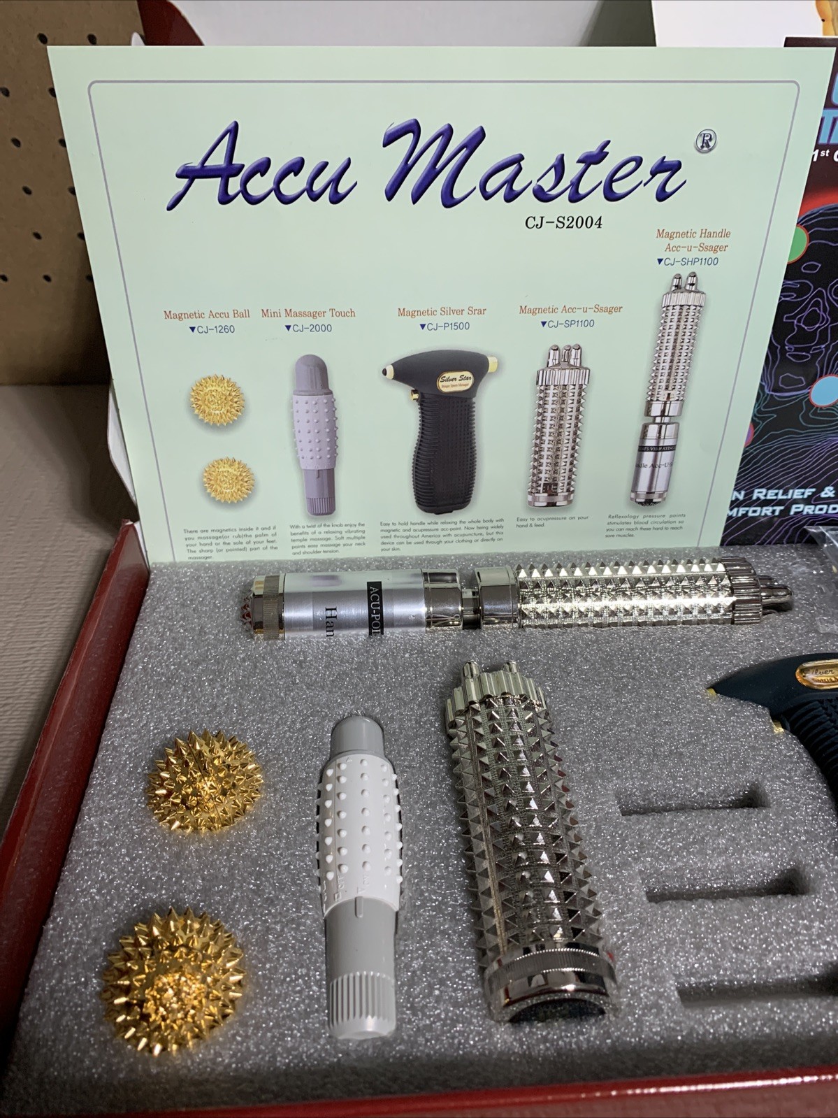 Accu Master CJ-S 2004 Magnetic Massage System Preowned Working A-1 Condition
