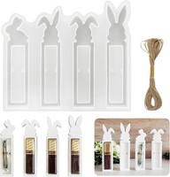 Silikonformen GießFormen Ostern, 4 StüCk Hase Silikonform Ostern, Gipsformen Z