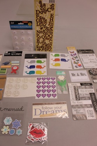 Lot of Various Stickers - Includes Graduation and Wedding - New/Used