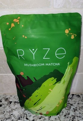 RYZE Mushroom Matcha Tea & Infusion Powder Organic Vegan Pantry 30 Servings