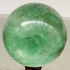 2620G Natural green fluorite Quartz Sphere Crystal Energy Ball Reiki Healing — photo 4