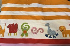 IKEA Size TWIN Kids BARNSLIG RAND Striped Animal Duvet Cover
